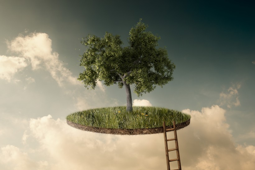 个性幻想树木素材图片