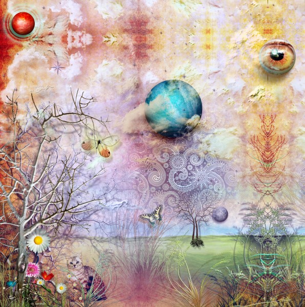 春天艺术元素背景图片