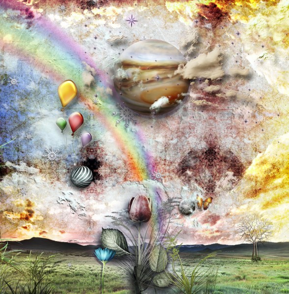 春天艺术元素背景图片