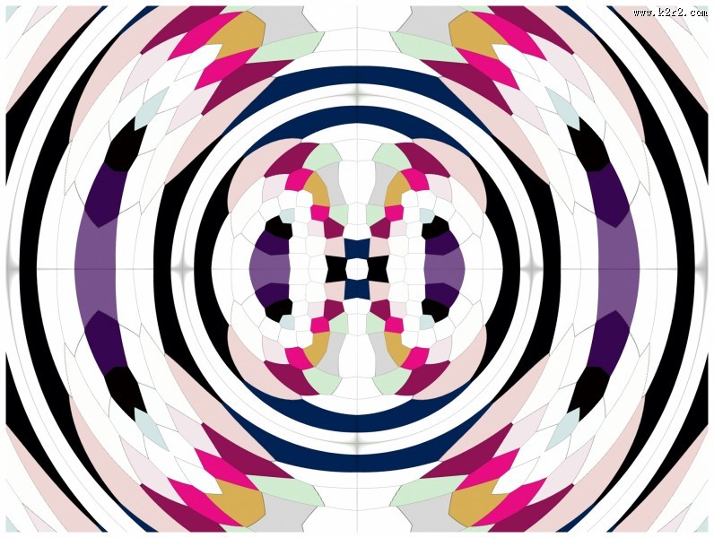 扩散的圆形花纹背景图片