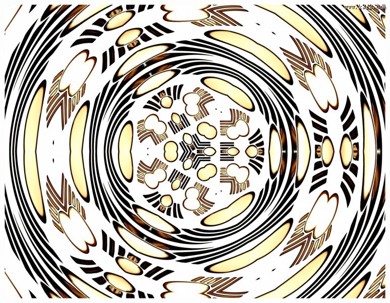 扩散的圆形花纹背景图片