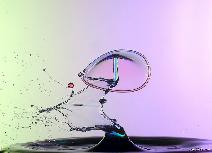 四处飞溅的水花背景图片