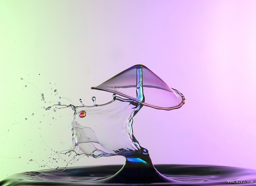 四处飞溅的水花背景图片