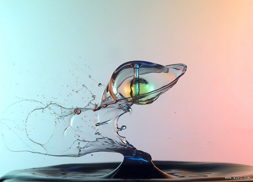 四处飞溅的水花背景图片