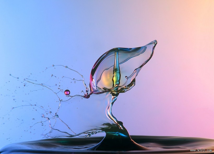 四处飞溅的水花背景图片