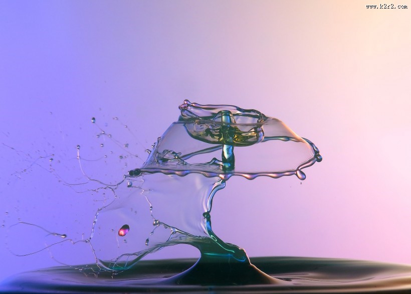 四处飞溅的水花背景图片