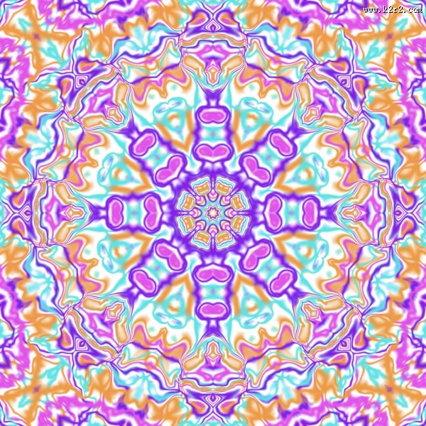 万花筒花纹背景图片