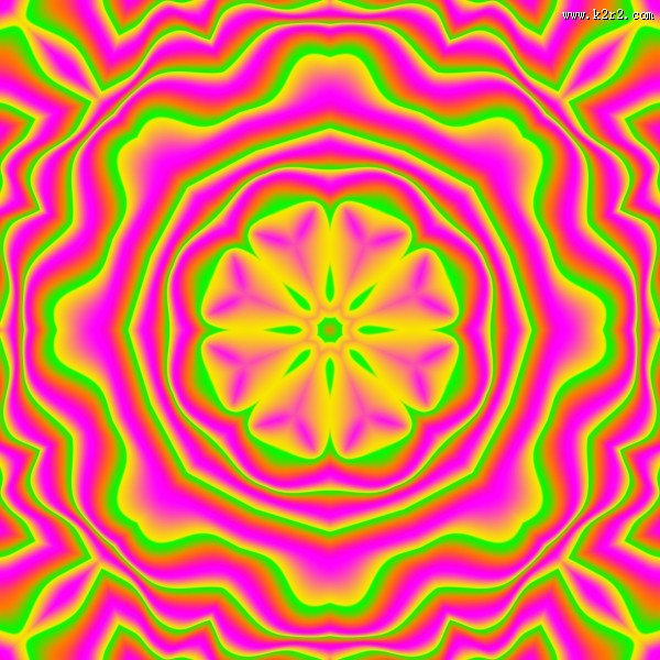 万花筒花纹背景图片