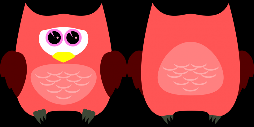 卡通猫头鹰素材图片