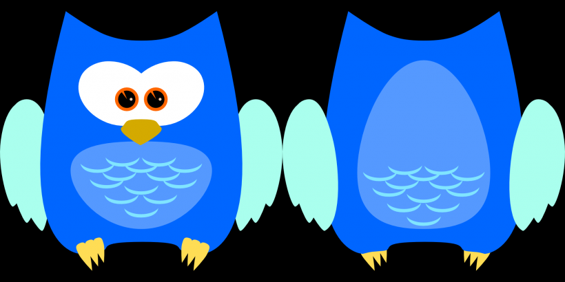 卡通猫头鹰素材图片