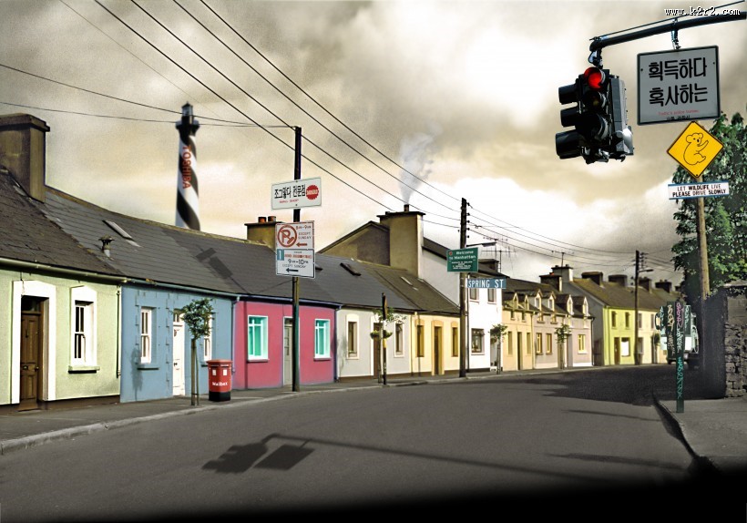 影楼奇幻摄影背景图片