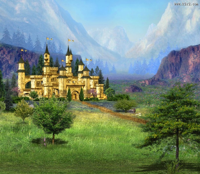 影楼奇幻摄影背景图片