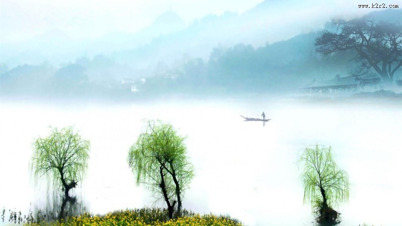 唯美风景背景素材图片