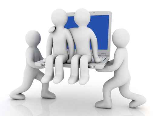 3D小人与笔记本系列3(500px左右小图)图片