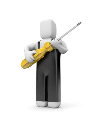 3D小人与螺丝刀图片（500px左右小图）大全