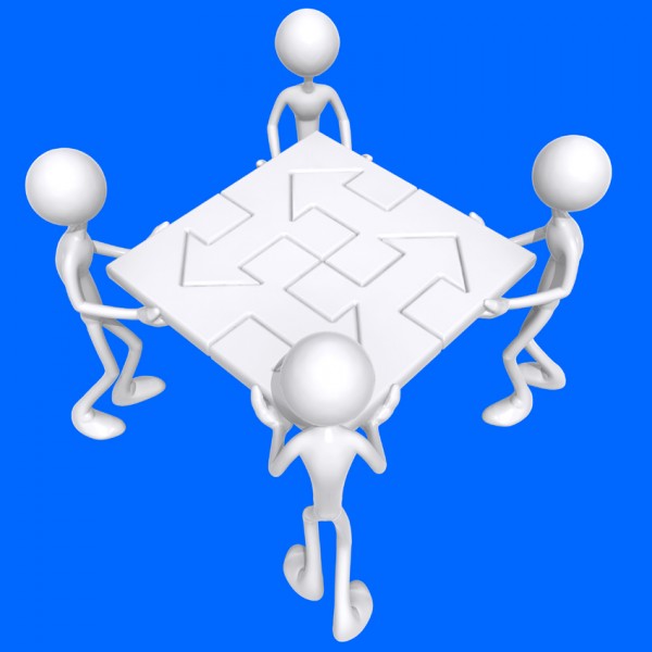 罕见！灰色3D小人（850×850）图片