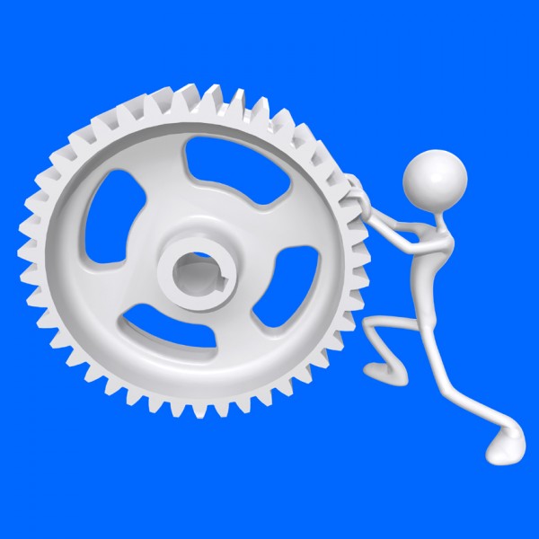 罕见！灰色3D小人（850×850）图片