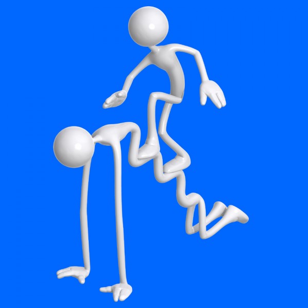 罕见！灰色3D小人（850×850）图片