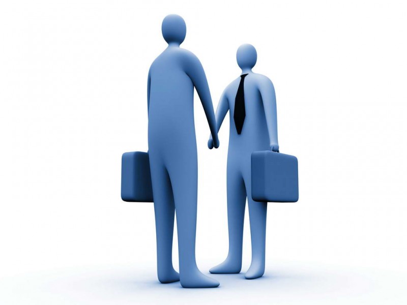 3D小人商务系列（1024x768）图片