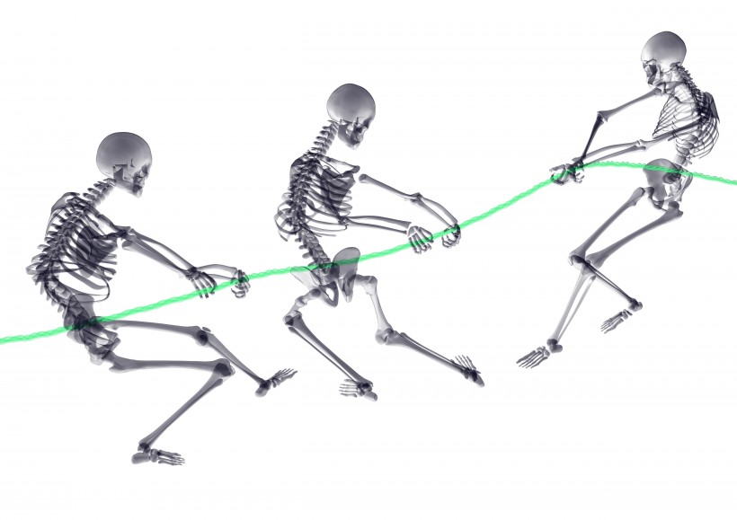 人体骨架运动系列高清图片