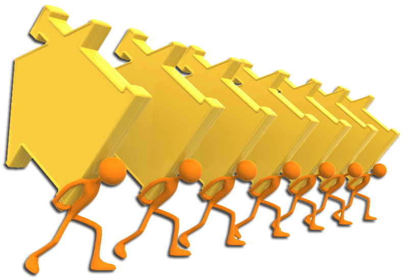 3D橙色小人png图片