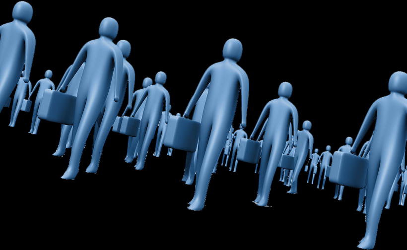 3D小人商务团队png图片大全