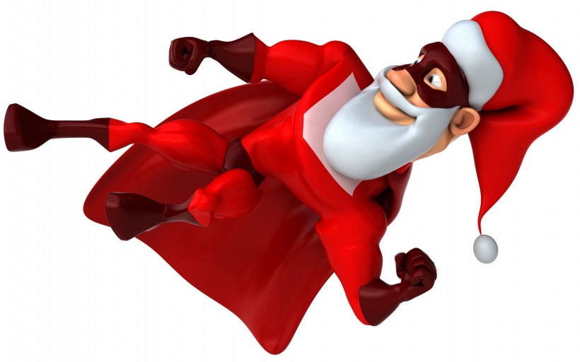 圣诞节3D小人图片