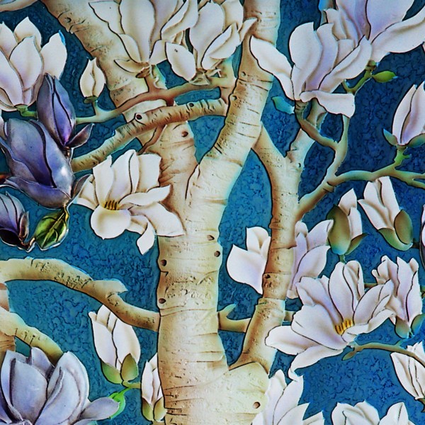 树木植物三联画图片