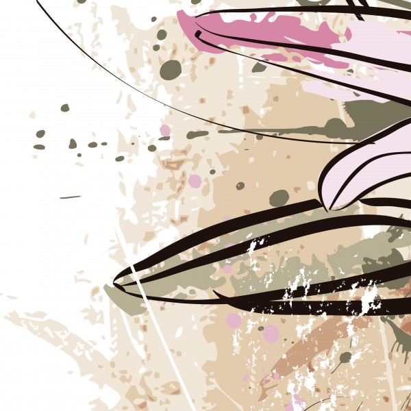 百合花三联挂画图片大全