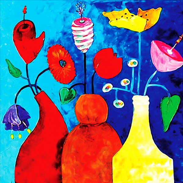 抽象派三联挂画图片大全