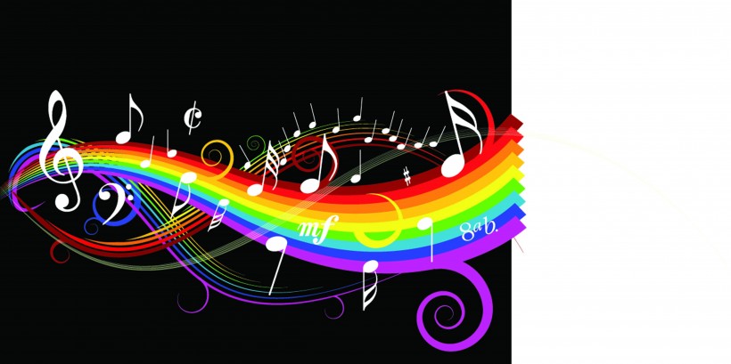 矢量音乐背景图片