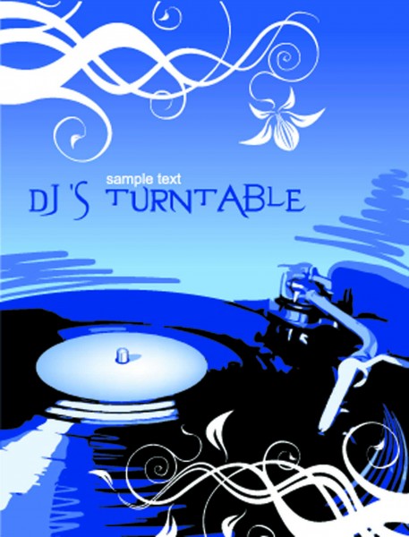 矢量音乐背景图片