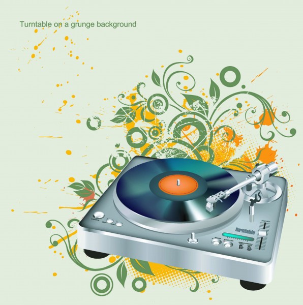 矢量音乐背景图片