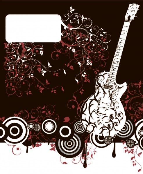 吉他音乐背景图片