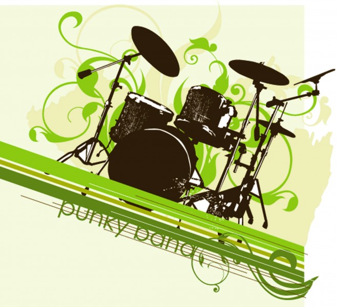 矢量乐器花纹图片大全