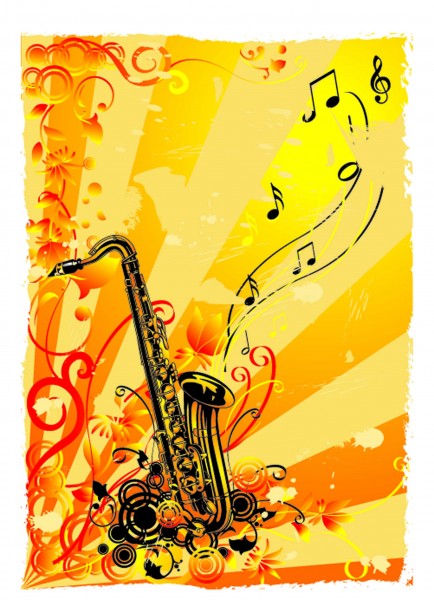 矢量乐器花纹图片大全