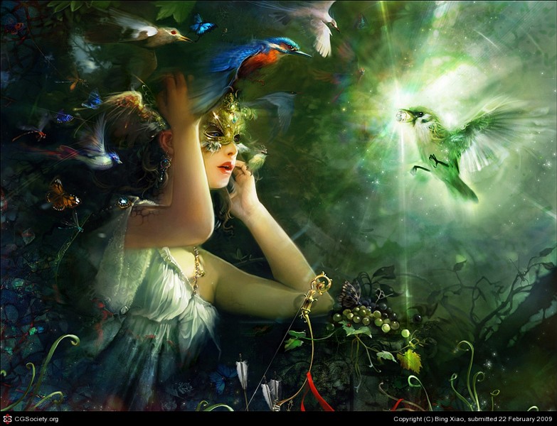 电脑特效唯美图片