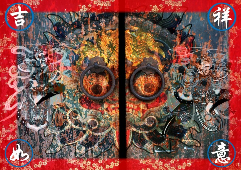 神秘东方背景素材图片