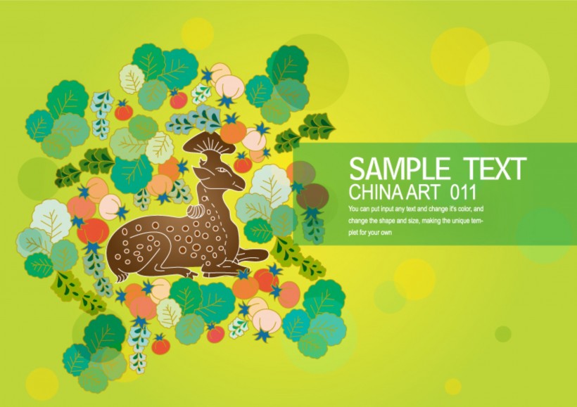 中国时尚纹饰模板图片