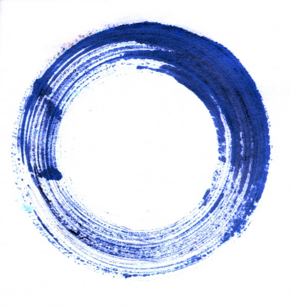 环形彩色墨染图片大全