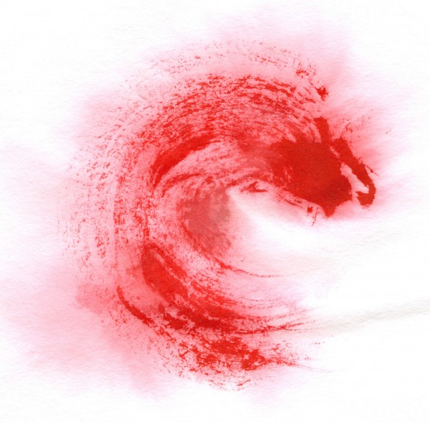 环形彩色墨染图片大全