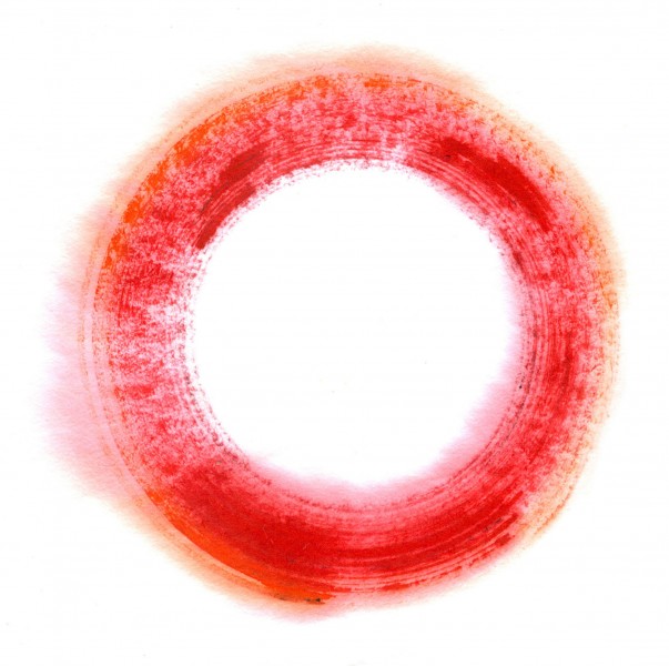 环形彩色墨染图片大全