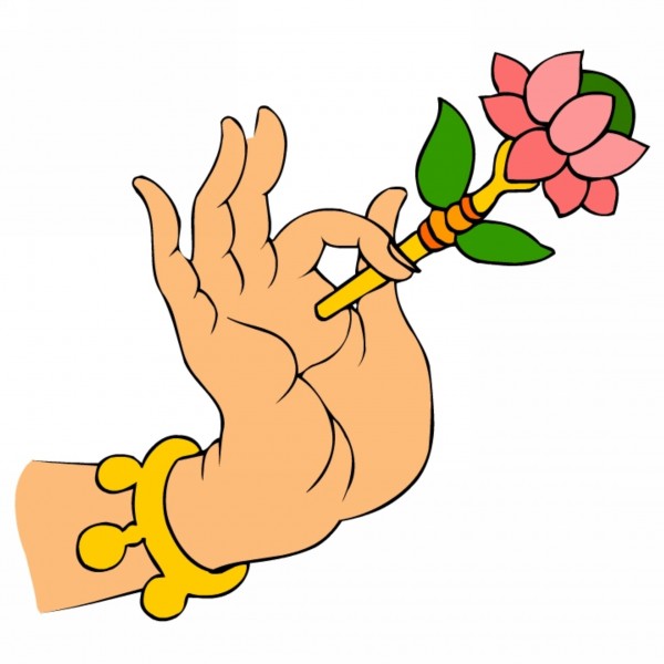 观音手势特写图片