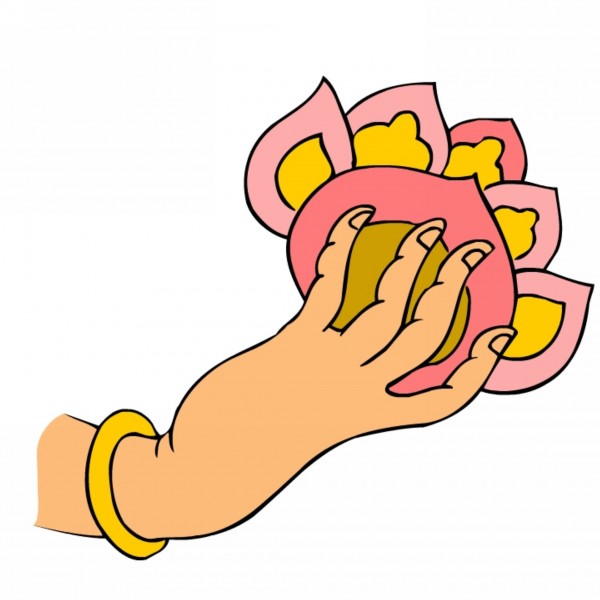 观音手势特写图片