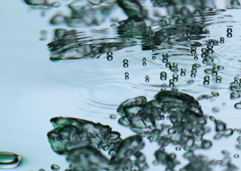 水花水气泡图片