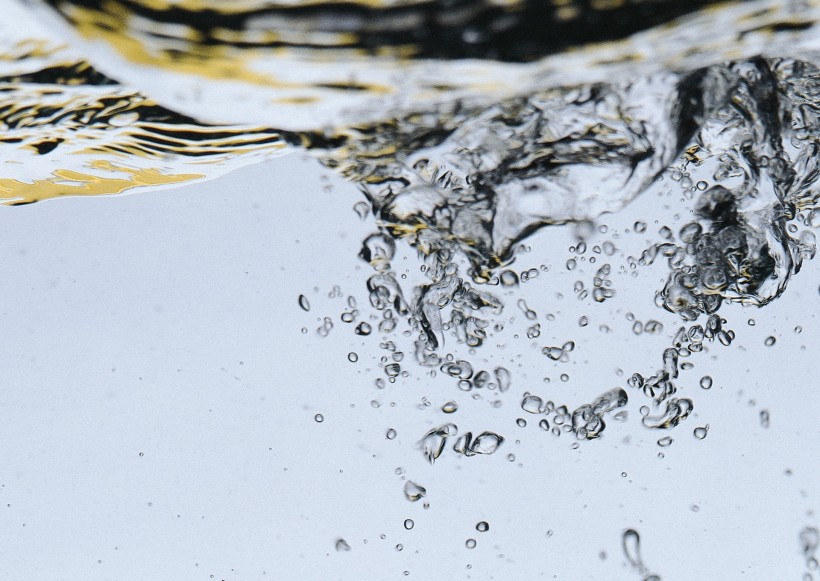 水花水气泡图片