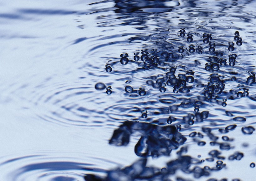 水花水气泡图片