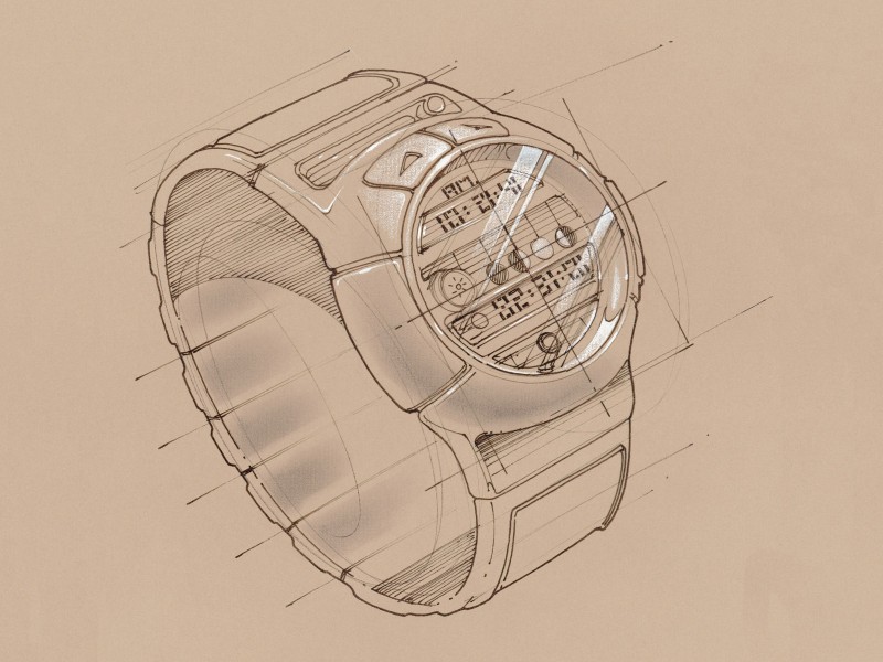 办公用品素描图片