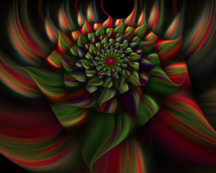 绚丽花纹背景图片