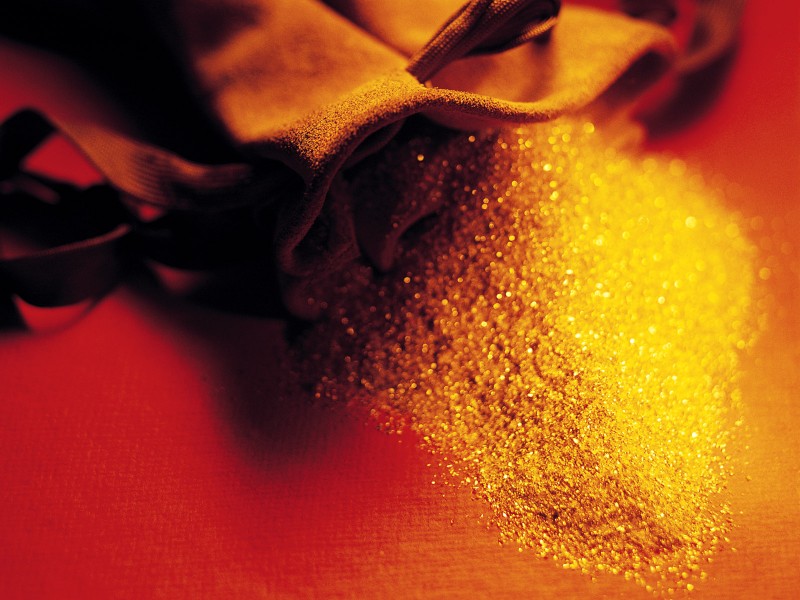 黄金、金条、金币图片